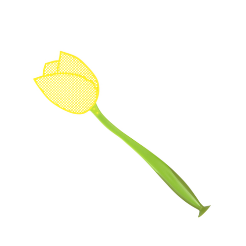 Fliegenklatsche Tulpe - Kunststoff - Gelb