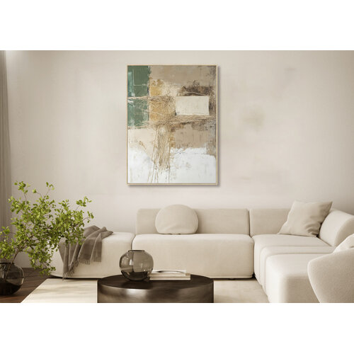 ter Halle Ter Halle Canvas met lijst - Schilderij - Handgeschilderd - 60 x 80 cm