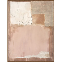 Ter Halle Canvas with frame - Light areas - Hand-painted - 60 x 80 cm