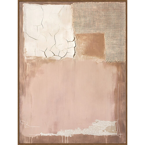 ter Halle Ter Halle Canvas met lijst - Lichte vlakken - Handgeschilderd - 60 x 80 cm