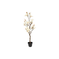 Magnolia artificiel Countryfield – Blanc – Ø 35 cm – Hauteur 110 cm
