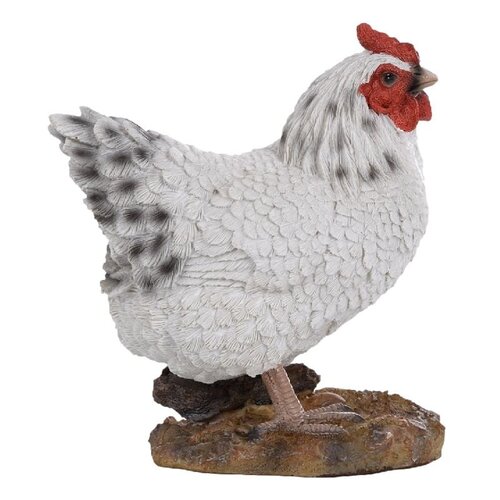 Esschert Design Coq décoratif Esschert Design - Blanc - 17 x 11 x 19,5 cm