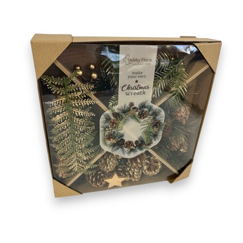 Couronne de Noël à faire soi-même Hobby Flora - Créez votre propre couronne de Noël
