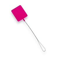 Vliegenmepper - Metaal/Plastic - 53 cm - Roze