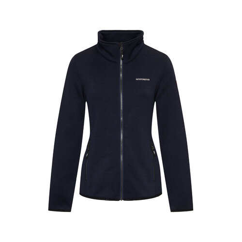 Nordberg Nordberg ANDREA Fleece Vest - Dames - Navy/Donkerblauw Melange