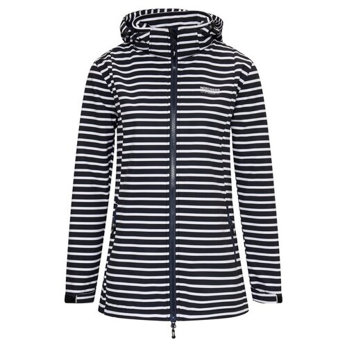 Nordberg Nordberg Breton - Softshell-Sommerjacke für Damen - Marineblau/Dunkelblau gestreift