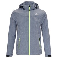 Nordberg MATS - Softshell Outdoor Summer Jacket Men - Ocean Blue/Gray Melange