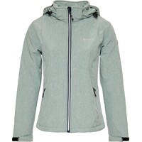 Nordberg RINDA - Veste softshell d'été pour femme - Vert clair chiné