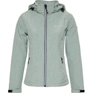 Nordberg Nordberg RINDA - Giacca estiva softshell da donna - Verde chiaro melange
