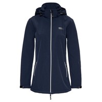 Nordberg RONDA - Veste softshell d'été pour femme - Bleu marine/bleu foncé chiné