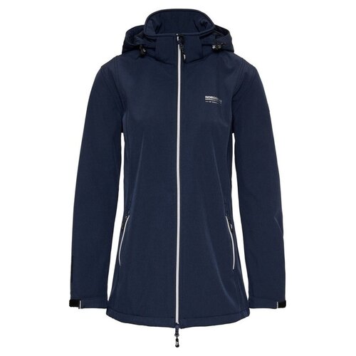 Nordberg Nordberg RONDA - Veste softshell d'été pour femme - Bleu marine/bleu foncé chiné
