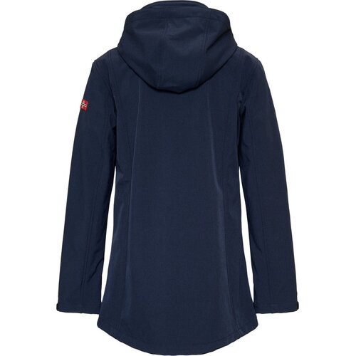 Nordberg Nordberg RONDA - Veste softshell d'été pour femme - Bleu marine/bleu foncé chiné