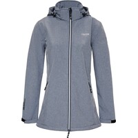Nordberg RONDA - Softshell-Sommerjacke für Damen - Hellgrau meliert