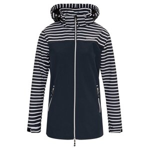Nordberg Nordberg Maddy - Softshell Outdoor Summer Jacket Women - Navy Stripe