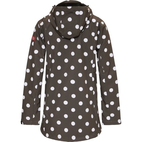 Nordberg Nordberg Polka Dot Softshelljacke für Damen – Farbe Grün