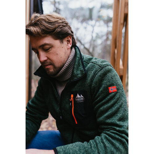 Nordberg Nordberg NOA Fleeceweste – Herren – Grün Melange