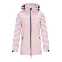 Nordberg Maddy - Softshell Outdoor Summer Jacket Women - Pink Stripe
