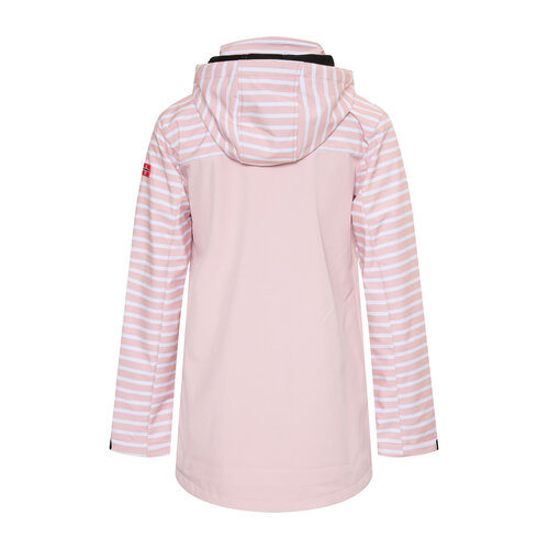 Nordberg Nordberg Maddy - Veste softshell d'été pour femme - Rayures roses