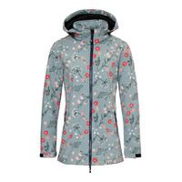 Nordberg Flower - Softshell Outdoor Summer Jacket Women - Mineral Blue