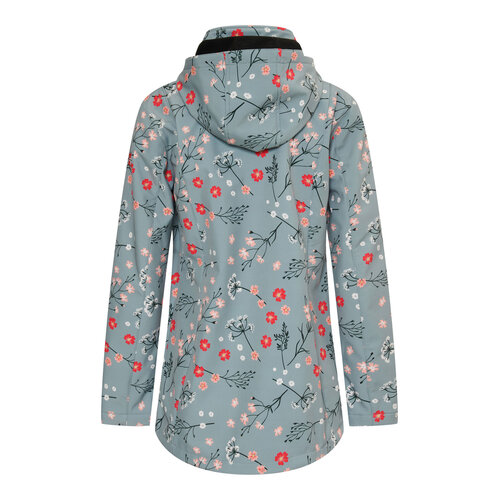 Nordberg Nordberg Flower - Softshell Outdoor Zomerjas Dames - Mineral Blue