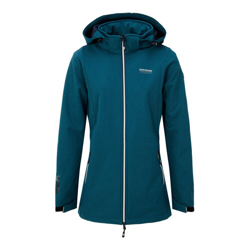 Nordberg Nordberg RONDA - Softshell-Sommerjacke für Damen - Lagunenmeliert