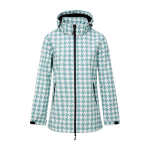 Nordberg Nordberg Pied A Poule - Kurtka Softshell Outdoor Summer Women - Mineral Blue