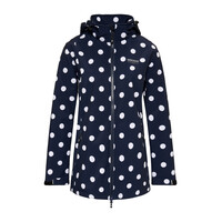 Nordberg Polka Dots Softshell Outdoor Jacket - Women - Navy
