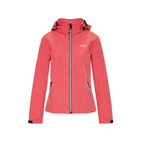 Nordberg RINDA - Softshell Outdoor Zomerjas Dames - Coral Melange