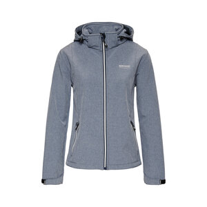 Nordberg Nordberg RINDA - Chaqueta softshell de verano para mujer - Azul claro jaspeado