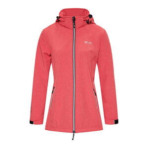 Nordberg Nordberg RONDA - Chaqueta softshell de verano para mujer - Coral Melange