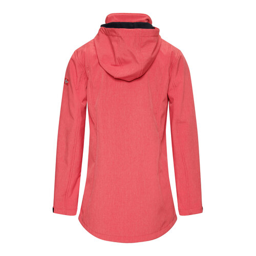 Nordberg Nordberg RONDA - Softshell Outdoor Zomerjas Dames - Coral Melange