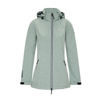 Nordberg RONDA - Softshell Outdoor Zomerjas Dames - Groen Melange