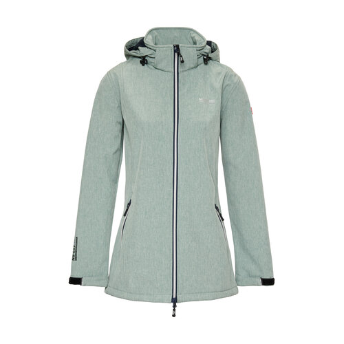 Nordberg Nordberg RONDA - Softshell-Sommerjacke für Damen - Grün meliert