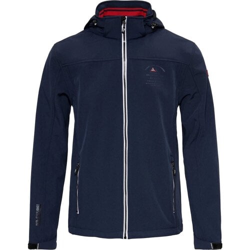 Nordberg Nordberg TROND - Softshell Outdoor Zomerjas Heren - Dark Navy Melange
