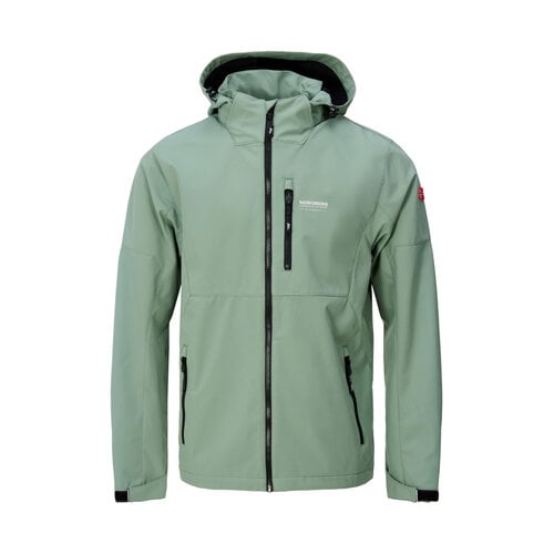 Nordberg Nordberg Dustin - Veste softshell d'été pour homme - Vert clair