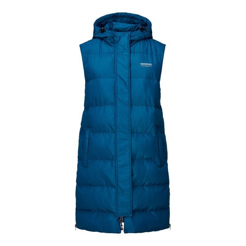 Nordberg Gilet sans manches Nordberg Puffy Helle - Femme - Bleu sarcelle cristal