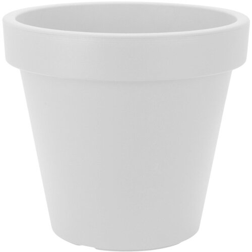 E&K E&K Kunststoff-Blumentopf Ø 80 cm – Höhe 67,5 cm – Cremeweiß