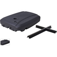 Sonnenschirmständer aus Kunststoff, 60 Liter Fassungsvermögen – 60 x 80 cm