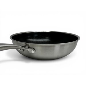 Stainless steel non-stick wok pan Ø28 cm