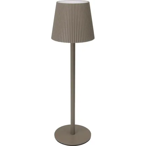 Lampe de table tactile Ø10 x 36 cm - Taupe