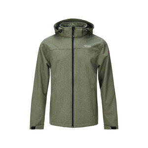 Nordberg Nordberg KJELD - Męska letnia kurtka outdoorowa typu softshell - jasnozielony melanż Nordberg Nordberg KJELD - Męska letnia kurtka outdoorowa typu softshell - jasnozielony melanż