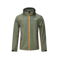 Nordberg MATS - Softshell Outdoor Zomerjas Heren - Light Green Melange