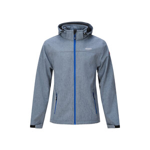 Nordberg Nordberg MATS - Giacca softshell estiva da uomo per attività all'aperto - Blu oceano mélange