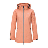 Nordberg RONDA - Damen-Softshell-Sommerjacke für Outdoor-Aktivitäten - Orange Melange