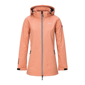 Nordberg Nordberg RONDA – Damska kurtka softshell outdoorowa na lato – pomarańczowy melanż Nordberg Nordberg RONDA – Damska kurtka softshell outdoorowa na lato – pomarańczowy melanż
