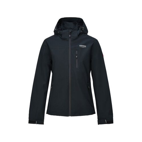 Nordberg Nordberg Dana Softshell Sommerjacke Damen - Schwarz
