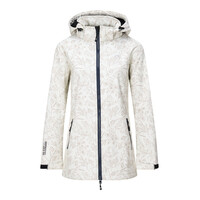 Nordberg Fleur – Damen-Softshell-Sommerjacke für Outdoor-Aktivitäten – Cremeweiß