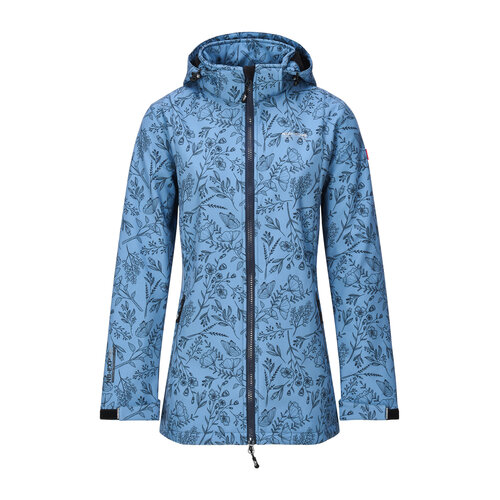 Nordberg Nordberg Fleur – Damen-Softshell-Sommerjacke für Outdoor-Aktivitäten – Blau