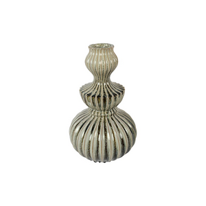 Decostar Moïs Vase – Grünes Steingut – Ø 34 x 45 cm