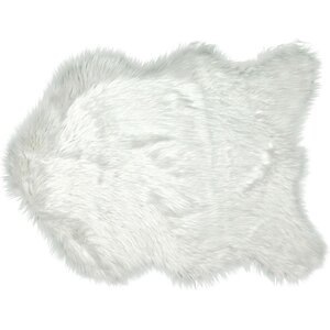 Unique Living Unique Living Faux Fur Rug - White - 60 x 90 cm
